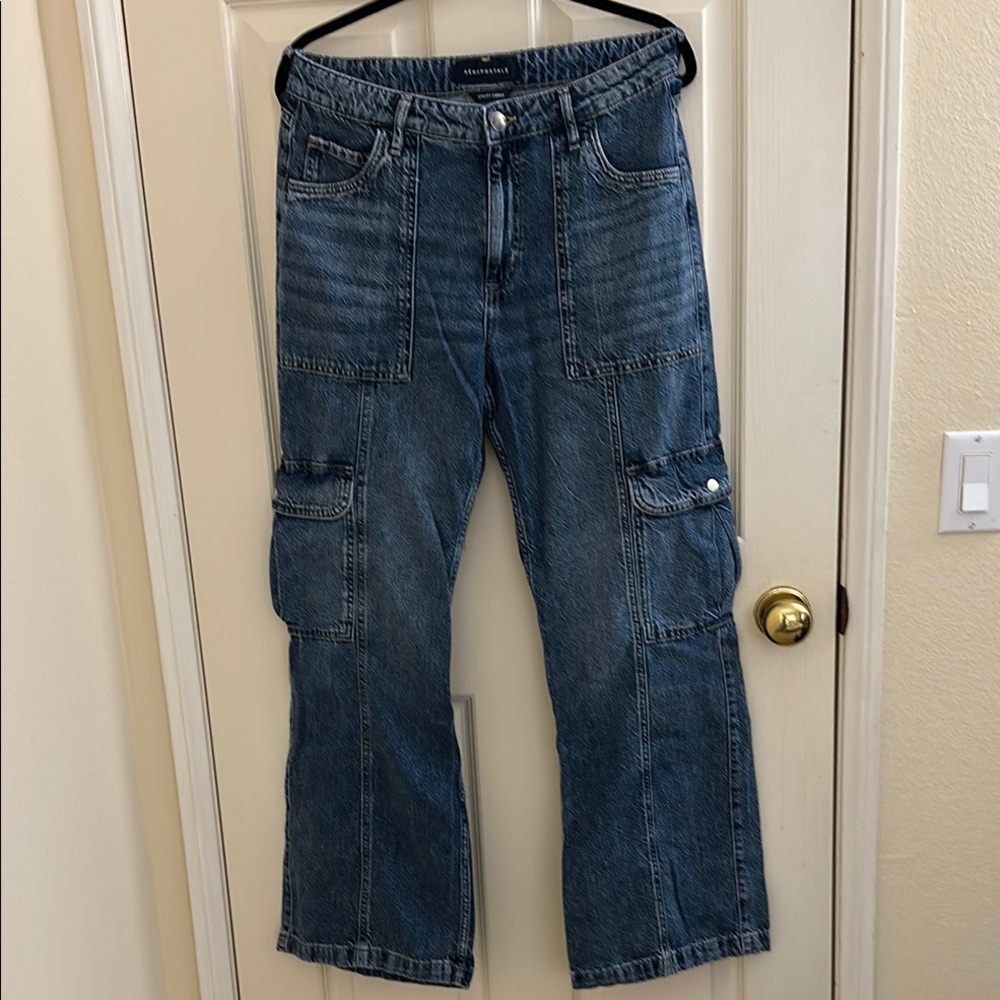 Aeropostale Utility Cargo Jeans
